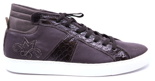 Alligator & Leather High Top Sneaker image 0