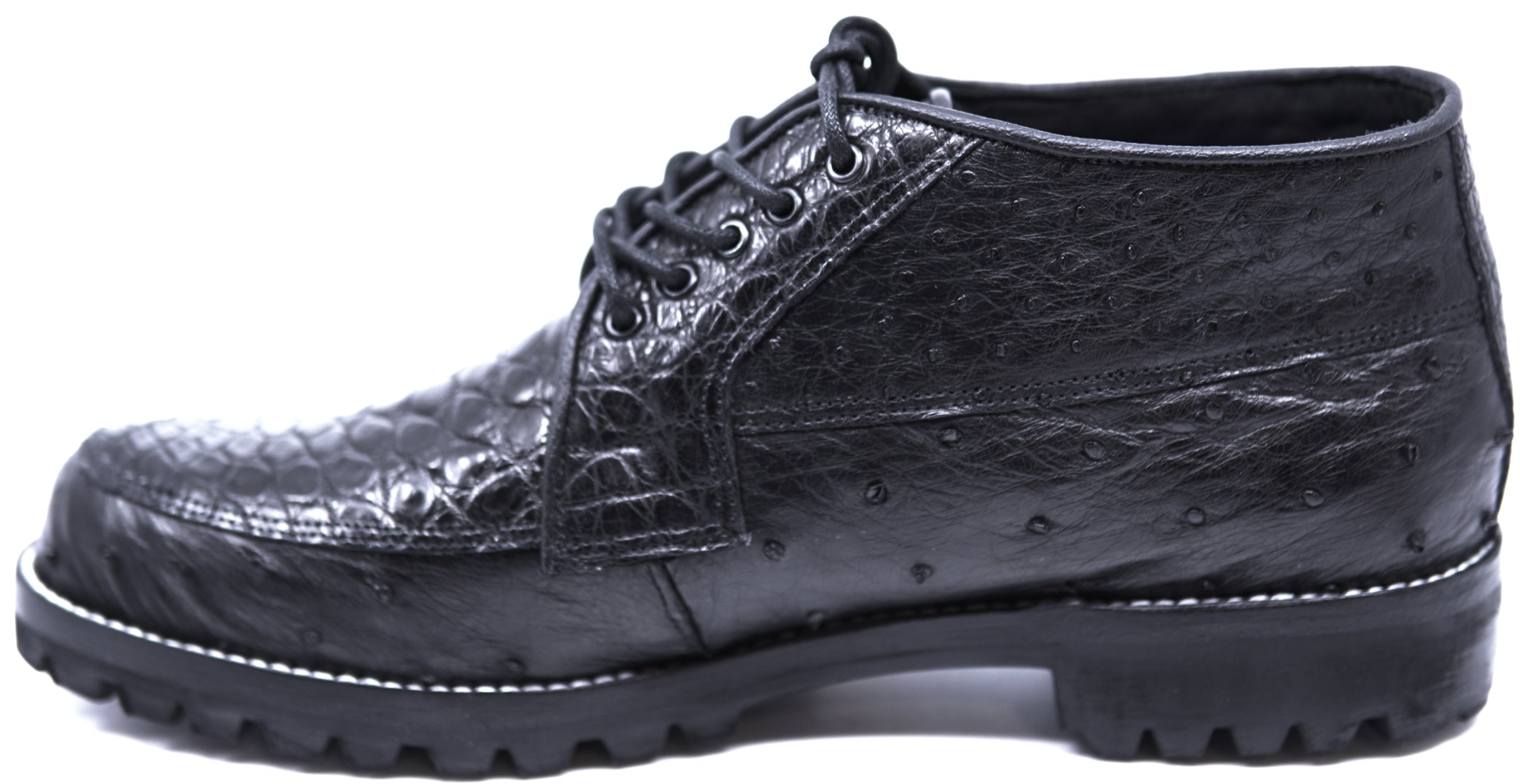 Alligator & Ostrich Ankle Boots 8D image 1