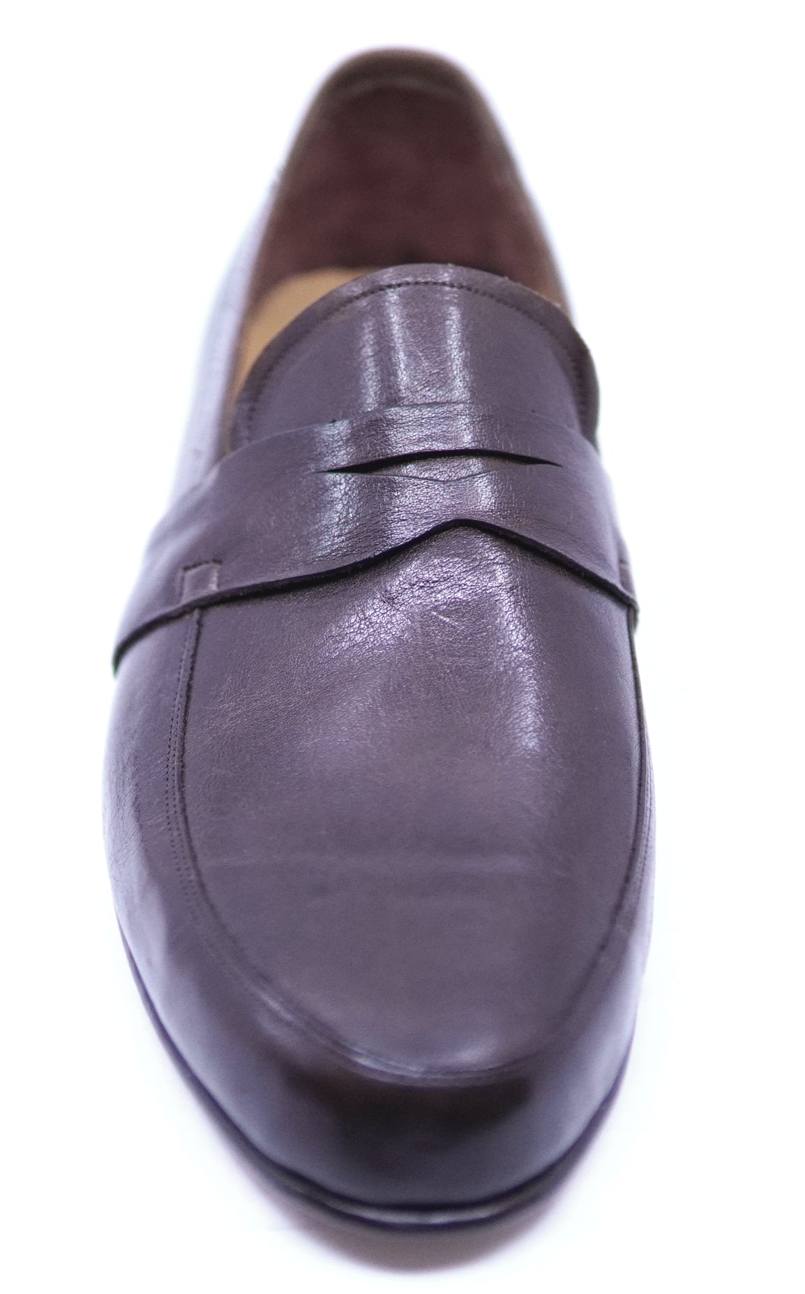 Brown Leather Loafer Dress Shoe image 3