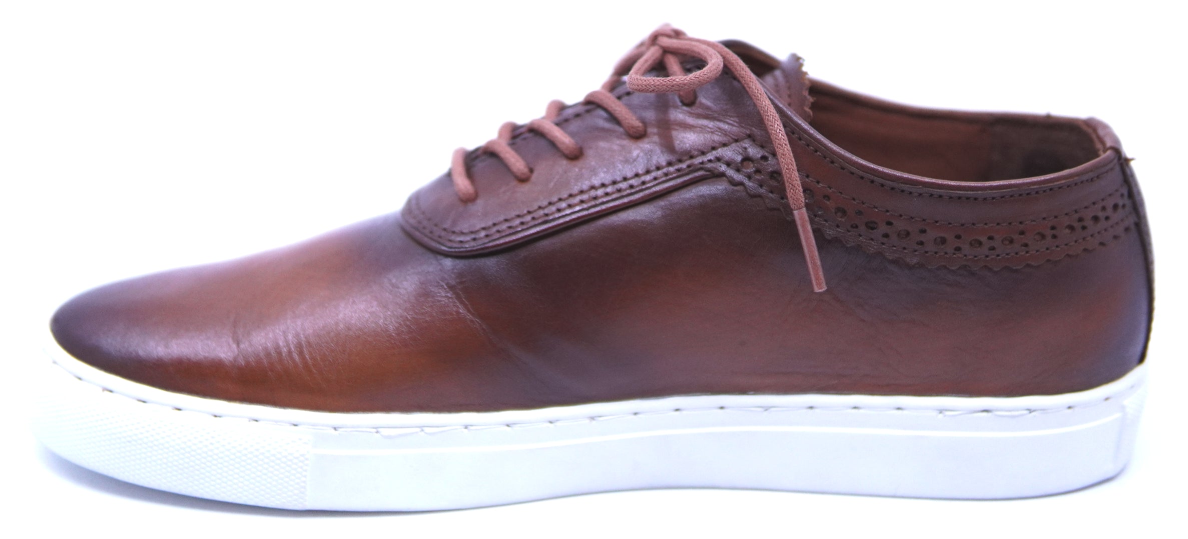 Cognac Leather Sneaker image 1