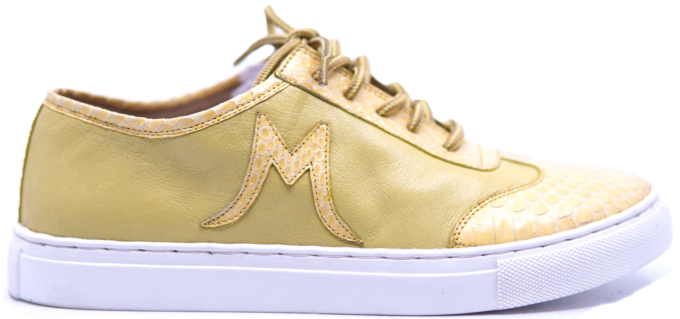 Genuine Leather & Python Sneakers image 0
