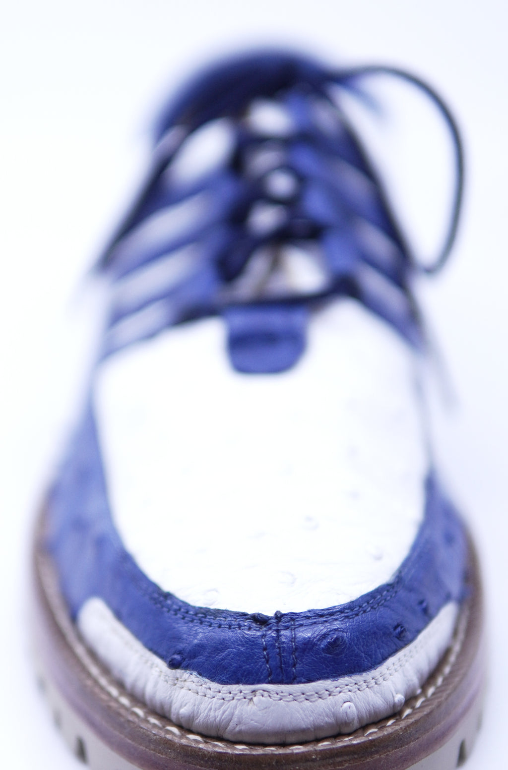 Full Ostrich Royal Blue & White Rubber Outsole image 3
