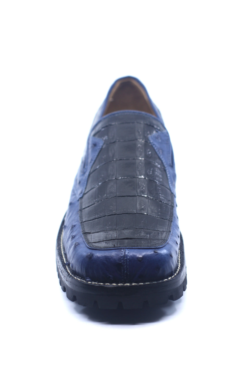 Caiman Belly and Ostrich Loafer US Men's 10.5 image 1