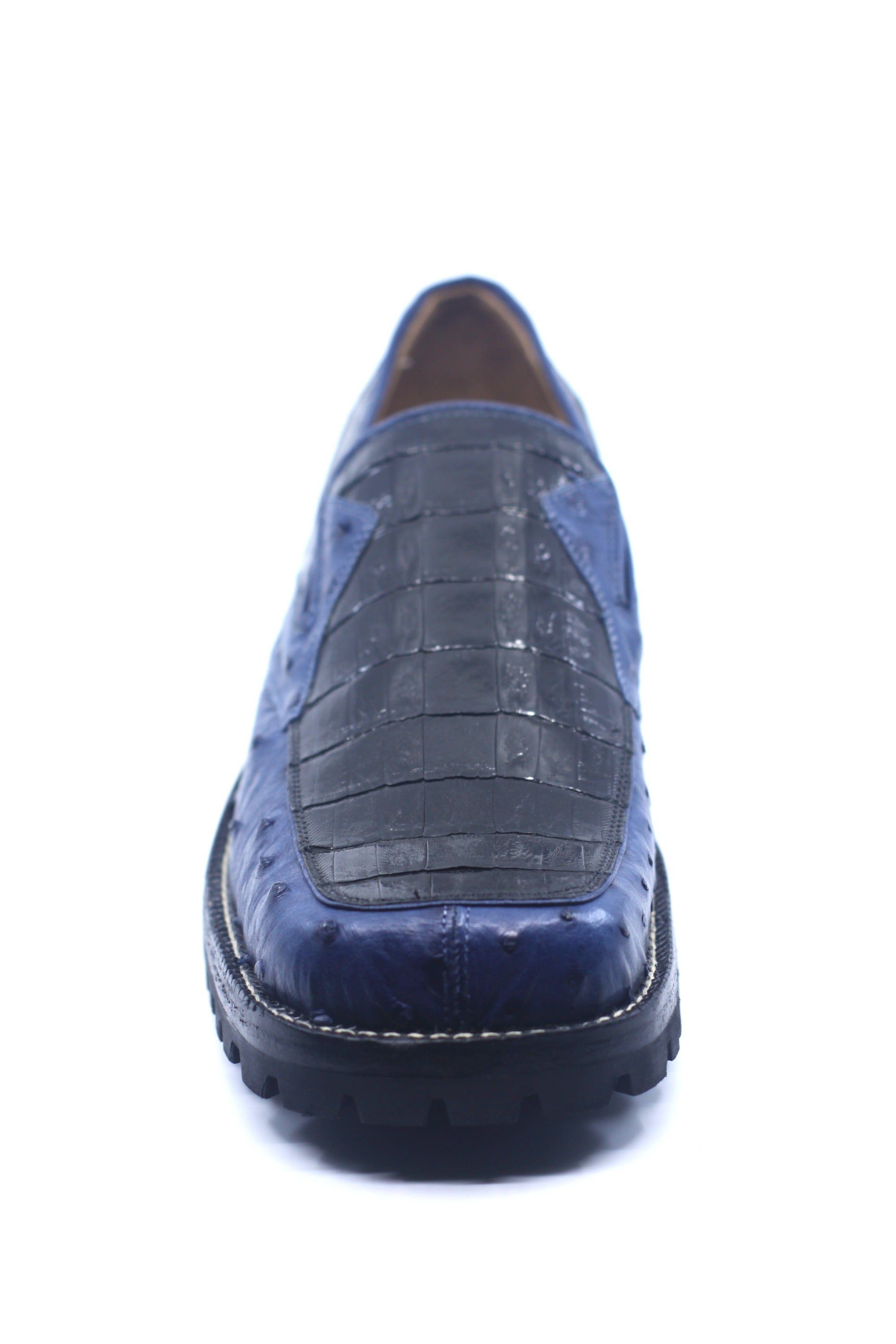 Caiman Belly and Ostrich Loafer US Men's 10.5 image 1