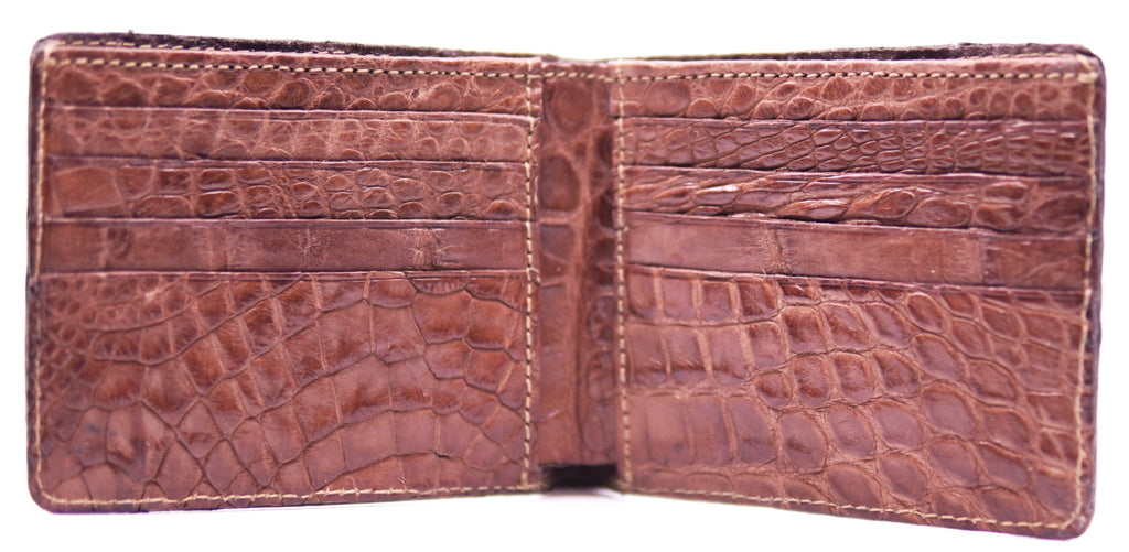 Genuine Alligator Bi- Fold Wallet image 4