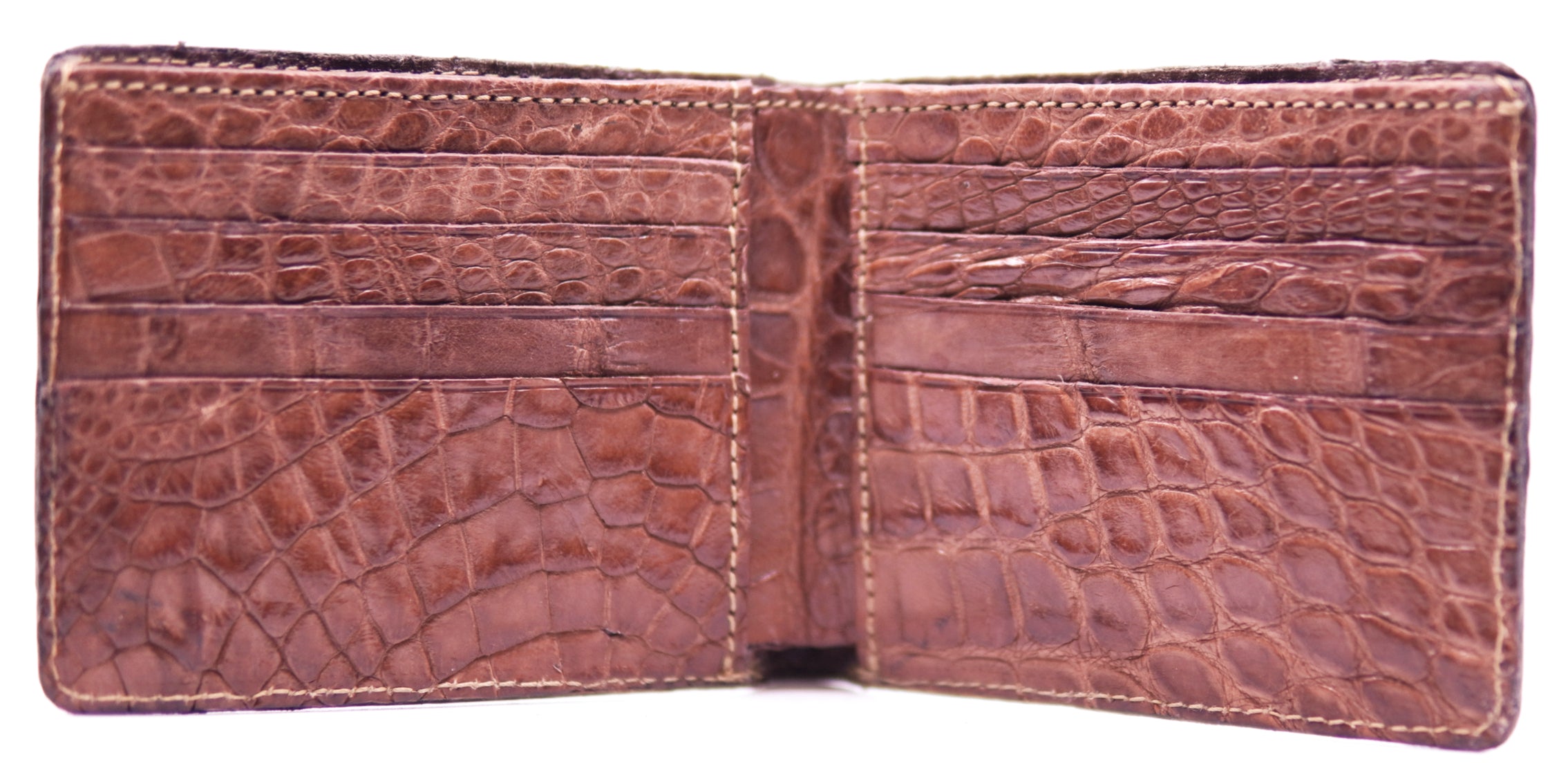 Genuine Alligator Bi- Fold Wallet image 4