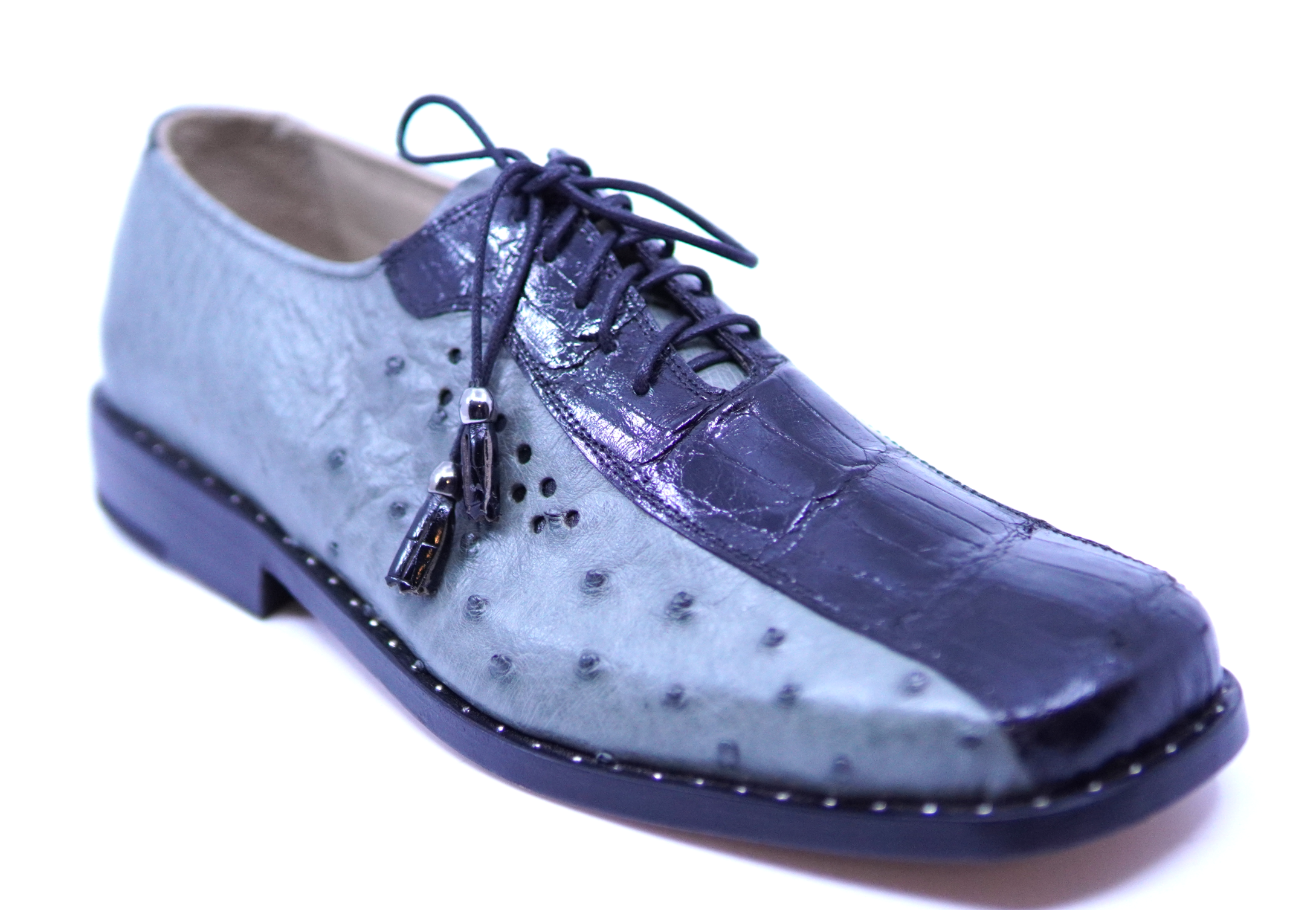 Ostrich & Alligator Dress Shoe US 11 image 1