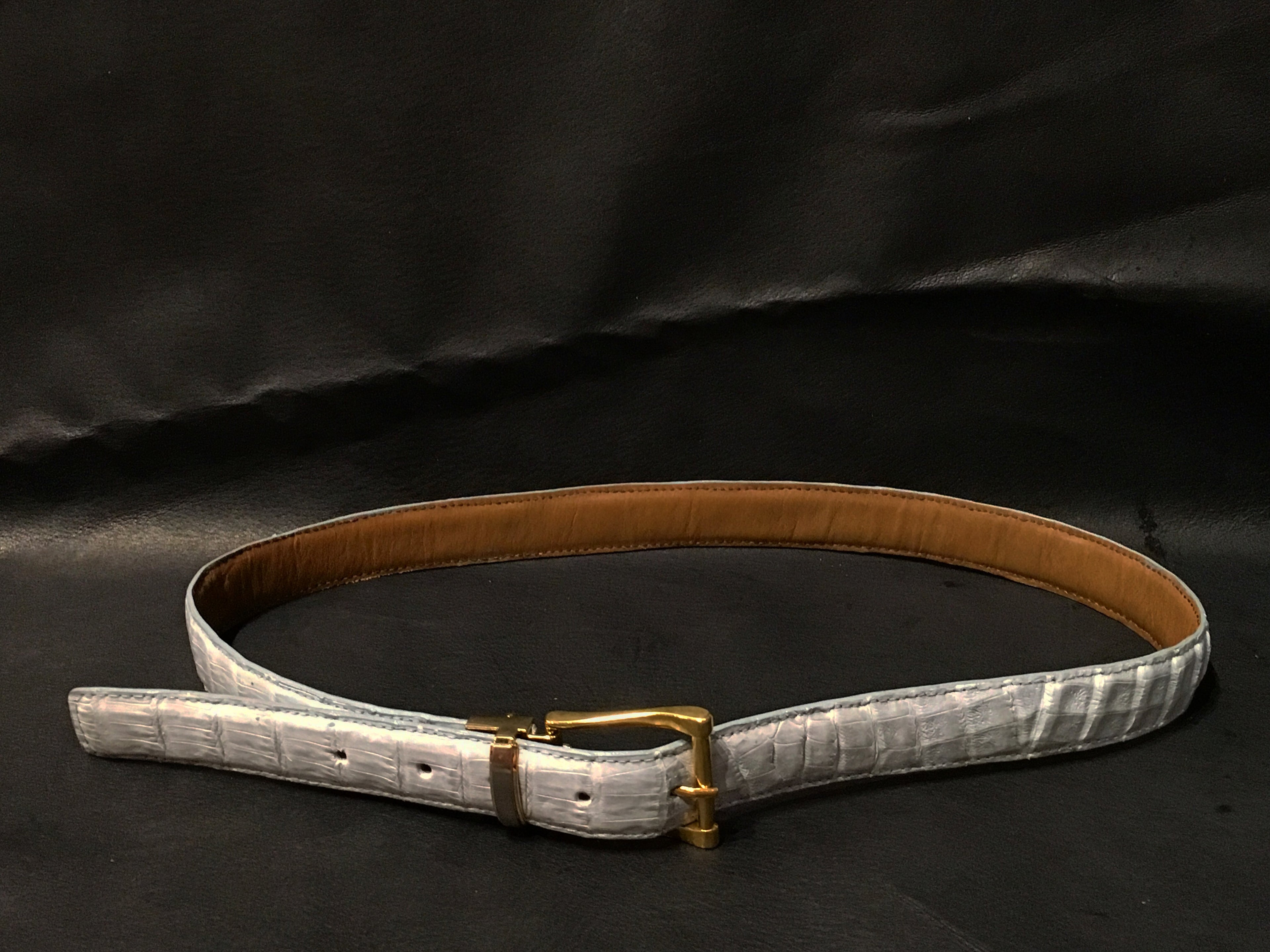 Genuine Crocodile Fashion Belt image 0