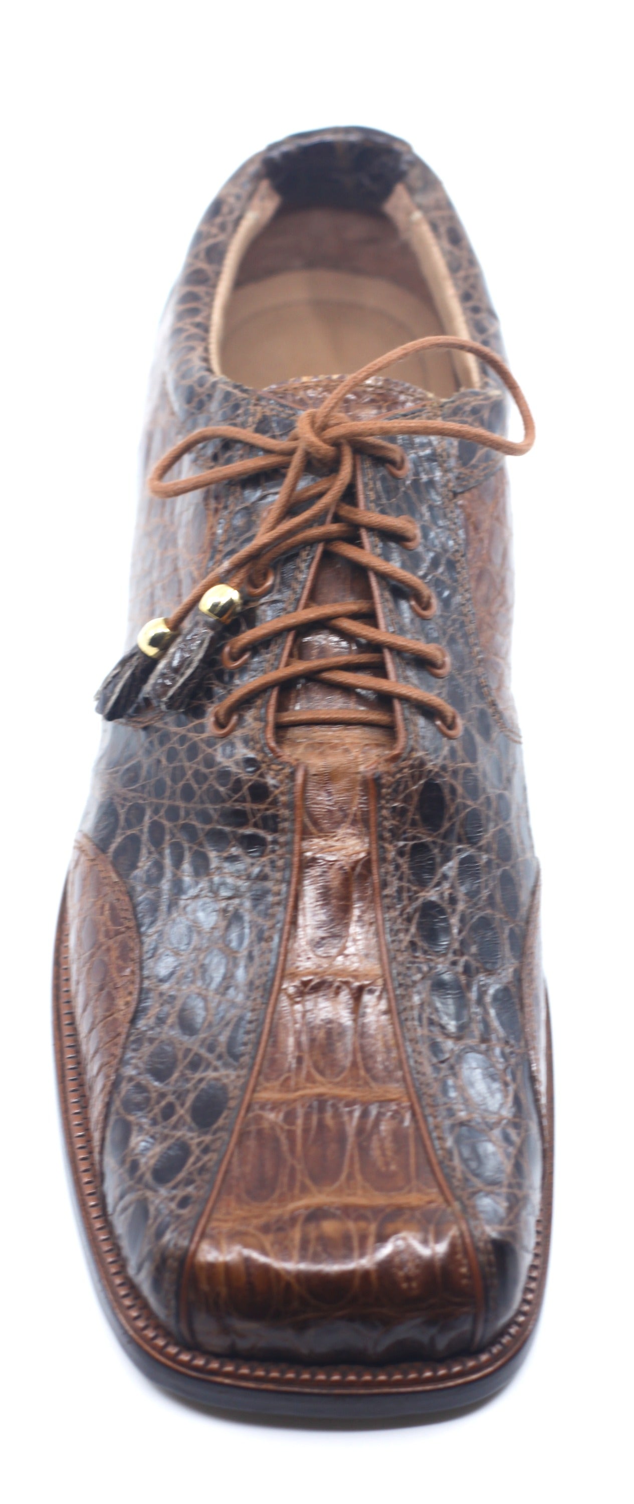 Alligator Square Toe Dress Shoe US 12 image 1