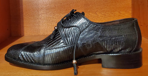 Black Lizard Dress Shoe US Men's 10.5 image 1