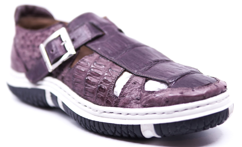 Genuine Alligator & Ostrich Sneaker Sandals image 2