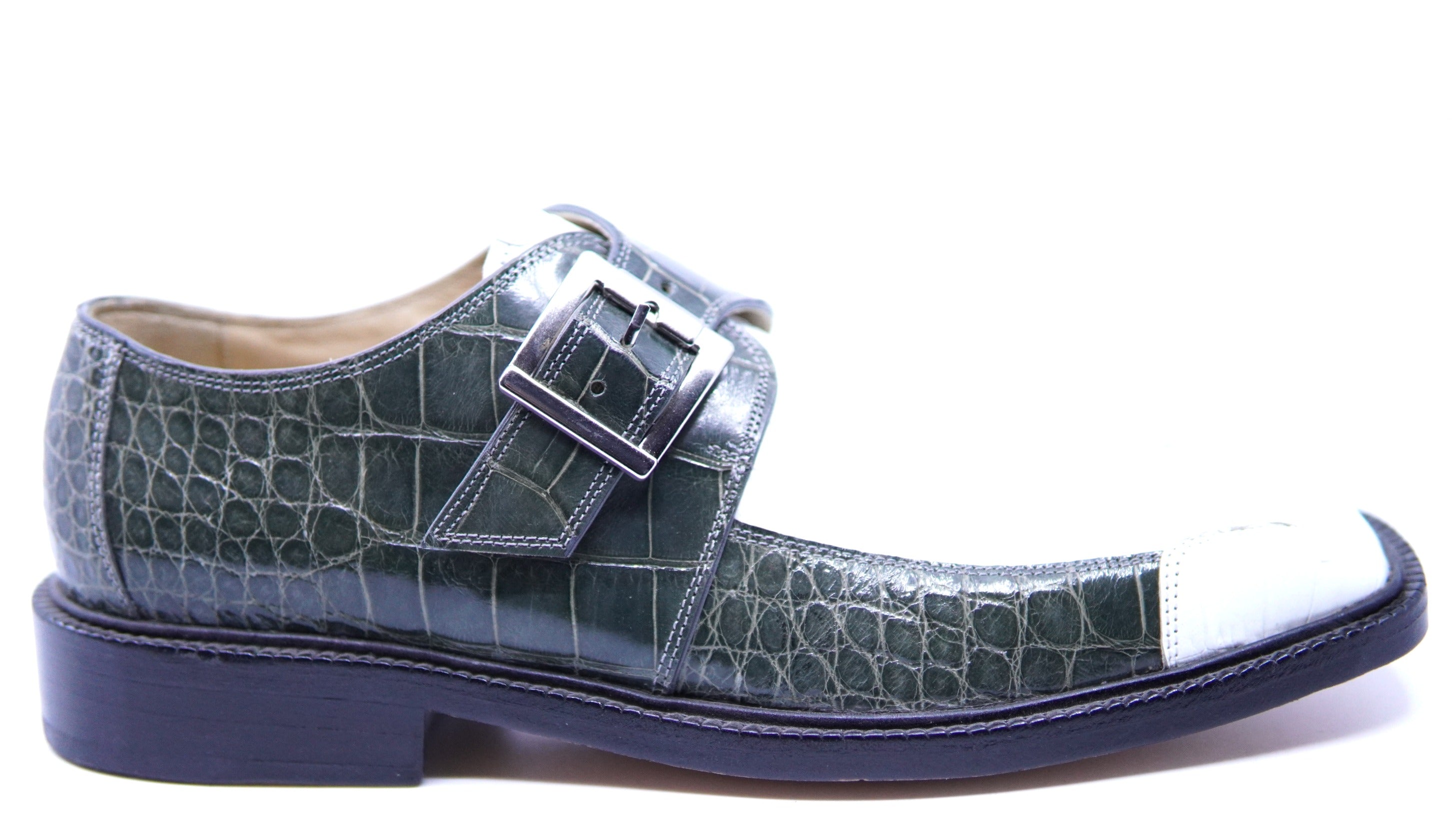 Full Alligator Belly Buckle Loafer US Men's 10 image 0