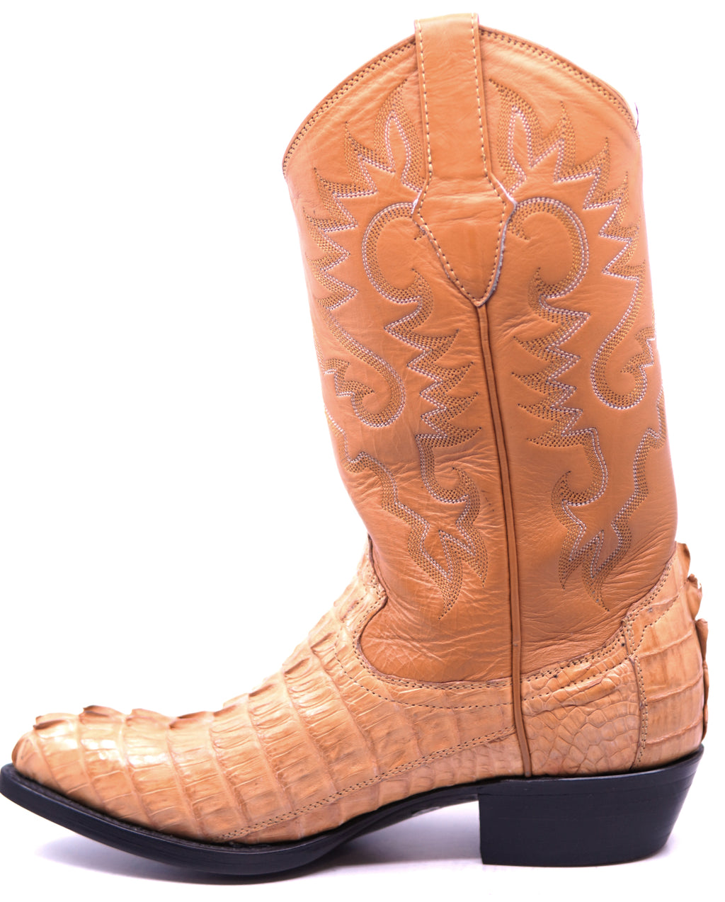 Genuine Caiman Tail Cowboy Boots image 1