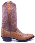 Genuine Ostrich & Caiman Cowboy Boots image 0