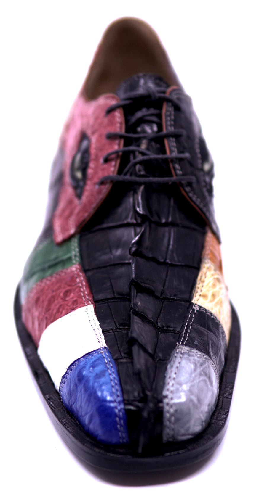 Colorful Crocodile Tail Dress Shoe With eyes image 3