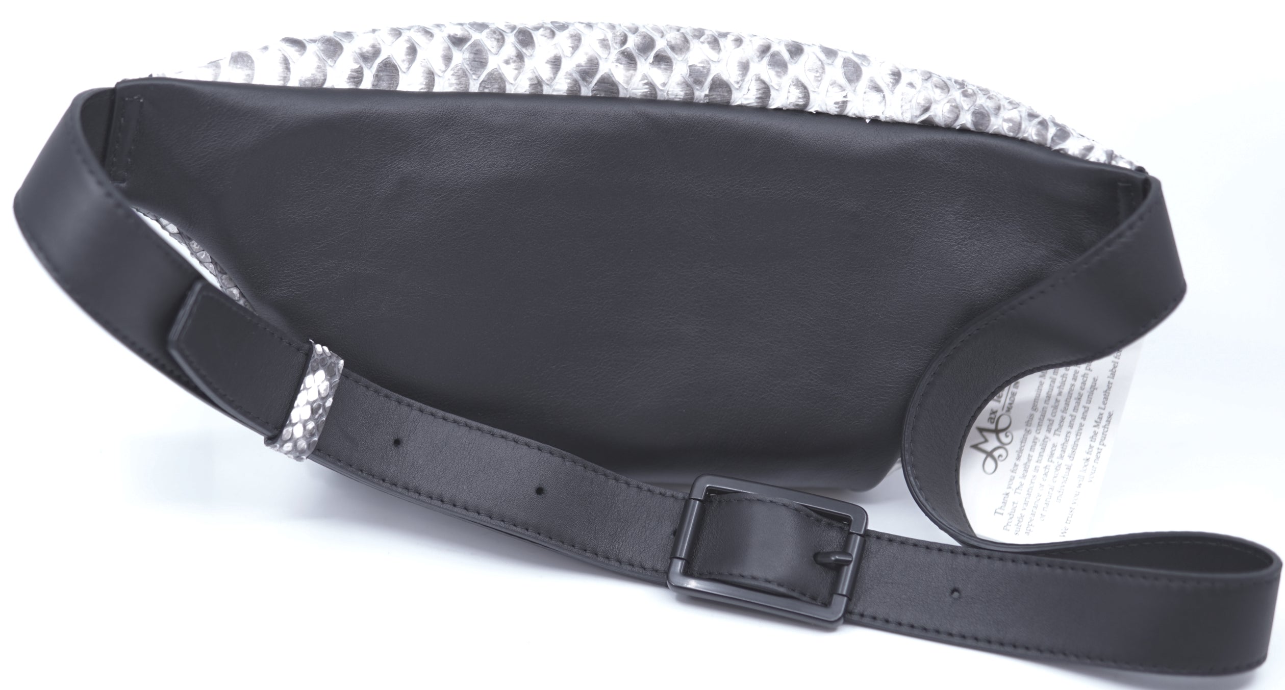Full Snake Leather Fanny Pack image 1