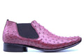 Burgundy Ostrich Chelsea Boots US Men's 10 image 0