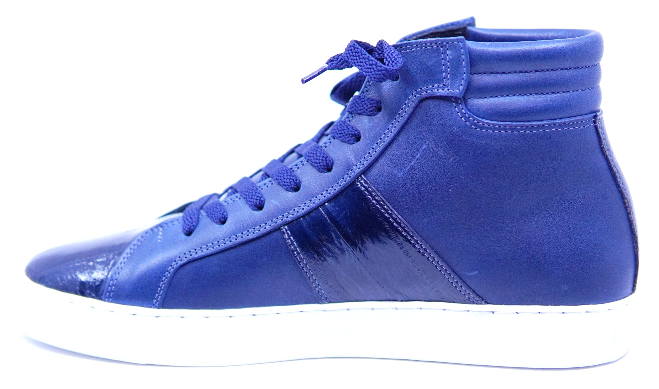 Eel & Leather High Top Sneakers image 1