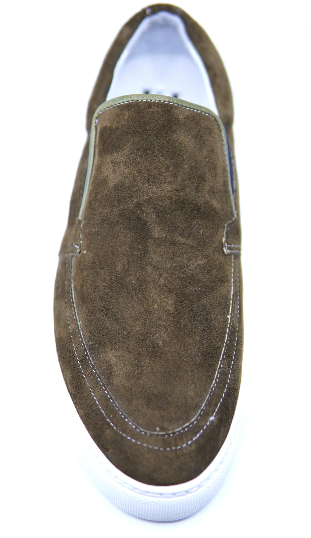 Olive Suede Slip On Sneaker US Men's 11 image 1