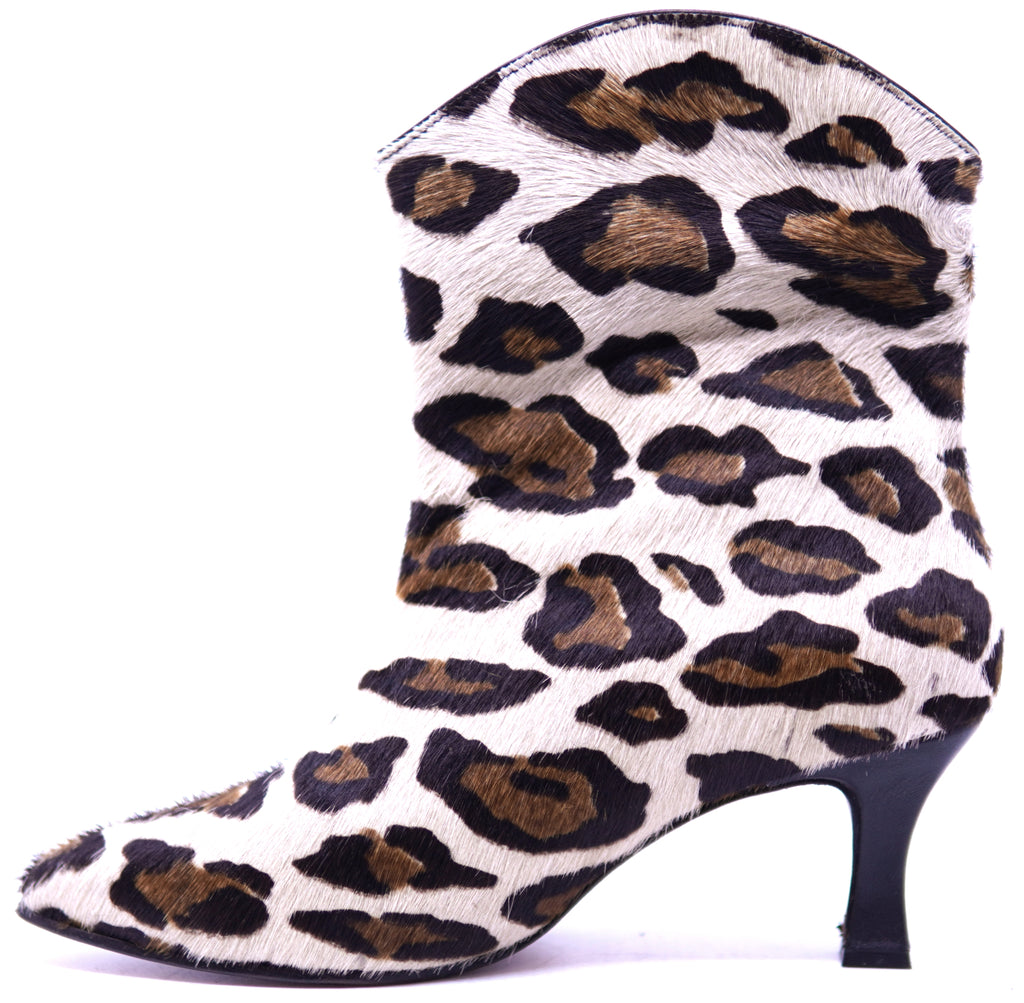 Print Leopard Heel Botin US- 10.5 Womens image 1