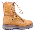 Genuine Ostrich Combat Boots image 0