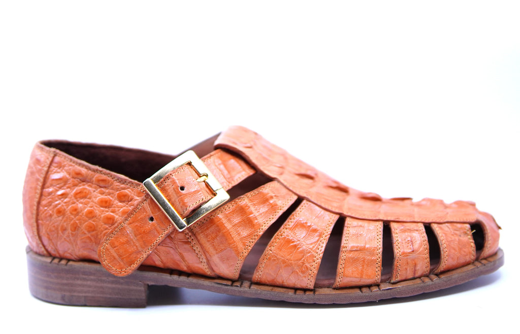 Orange HB Croc Sandals US Men's 10 image 0
