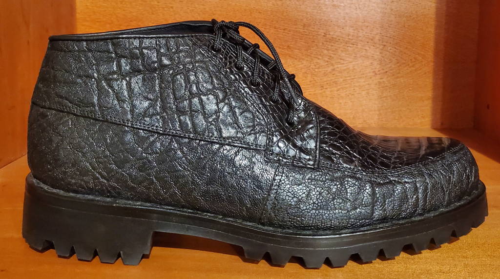 Caiman Belly & Leather Ankle Boot US Men's 11 image 1