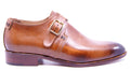Cognac Monk Strap Dress Shoes image 0