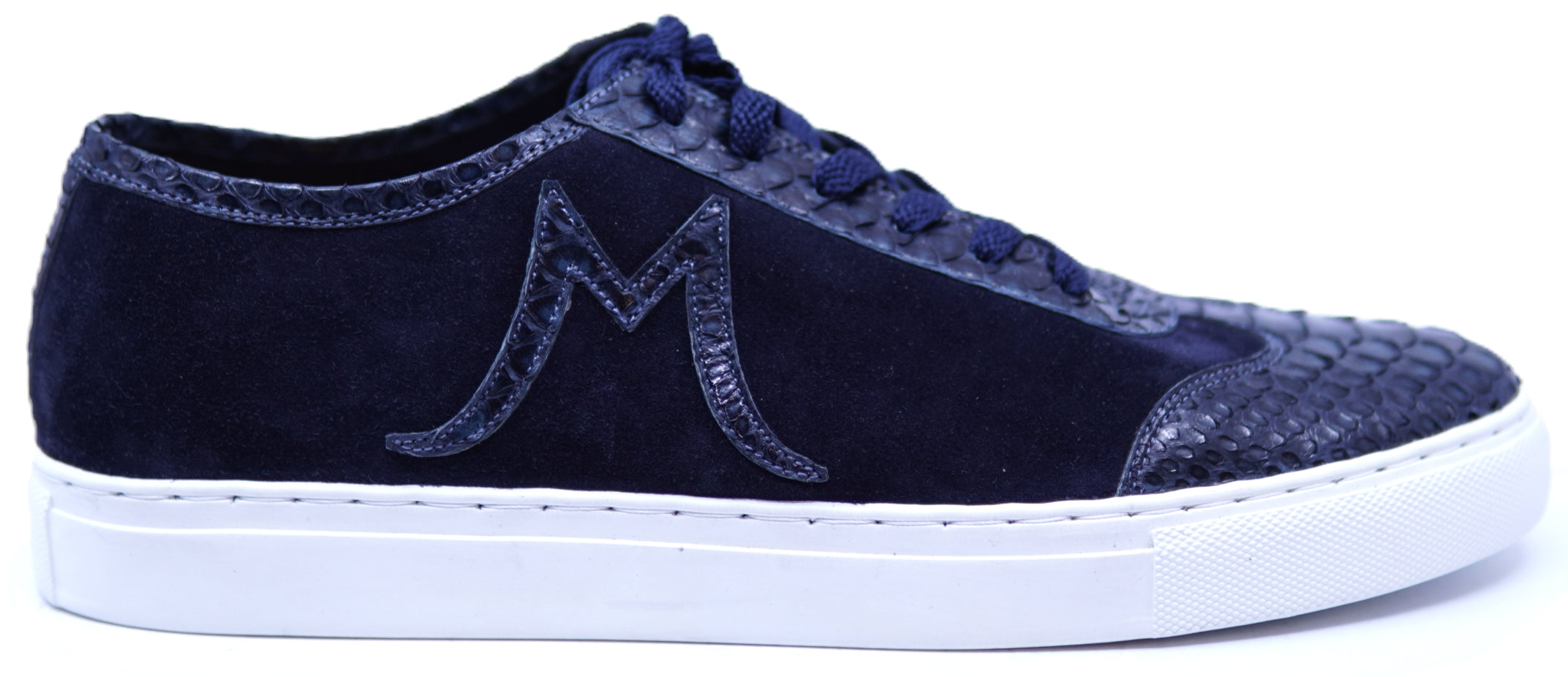 Suede & Python Sneaker image 0