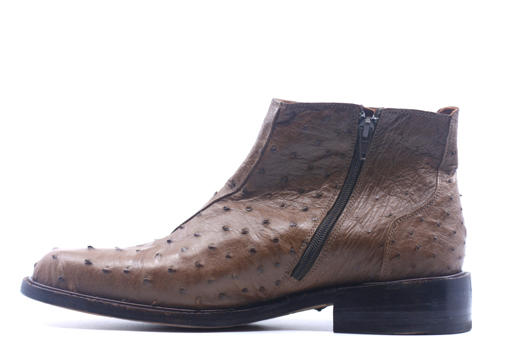 Brown Ostrich Dress Boot US 10 image 2