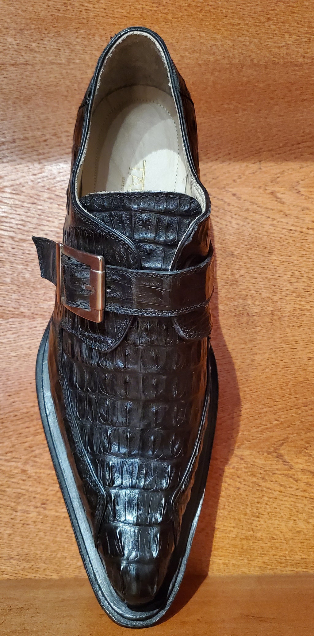 Full Black Crocodile Loafer US Men's 11.5 image 2