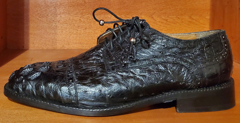 HB Crocodile & Ostrich Cap Toe US Men's 10.5 image 1
