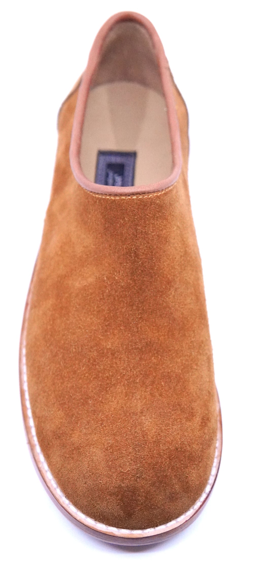 Cognac Suede Clog US Women's 9 image 1