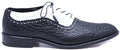 Genuine Black & White Leather Dress Shoe 12-US Men's image 0