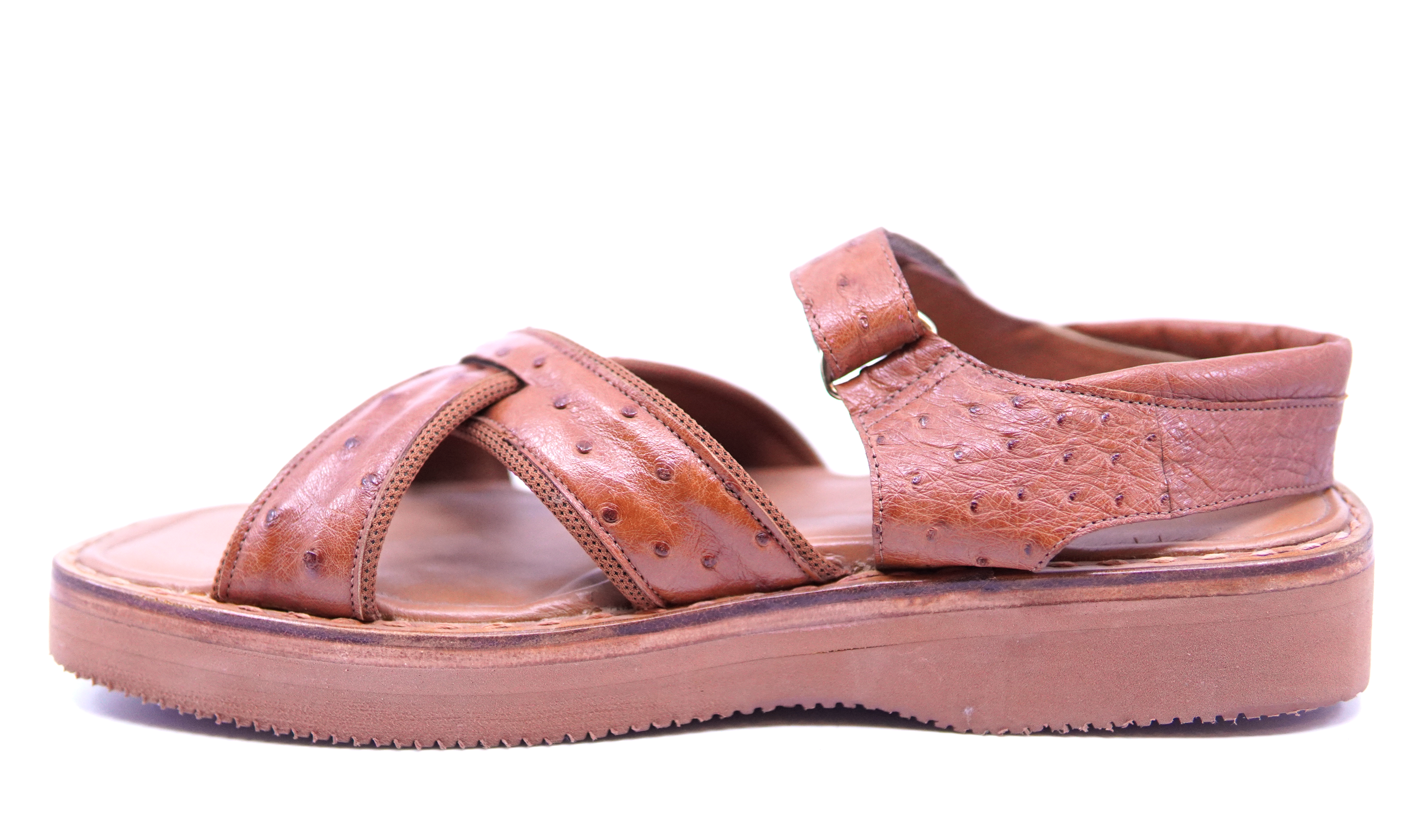 Ostrich Strap Sandals US 14 image 2