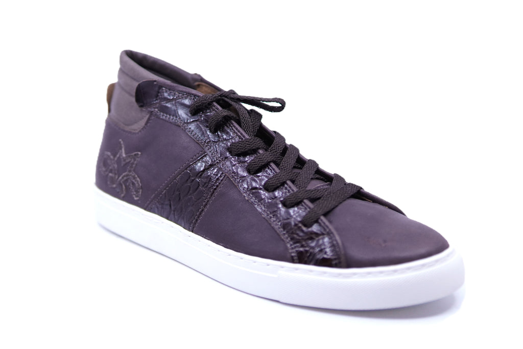 Alligator & Leather High Top Sneaker image 2
