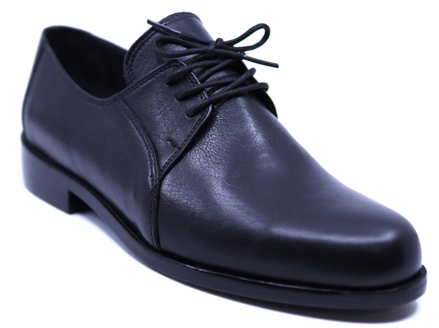 Full Black Leather Dress Shoe image 2