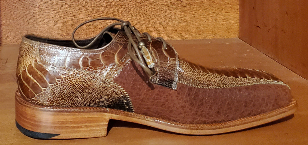 Ostrich Leg & Elephant Dress Shoe US Men's 10.5 image 0