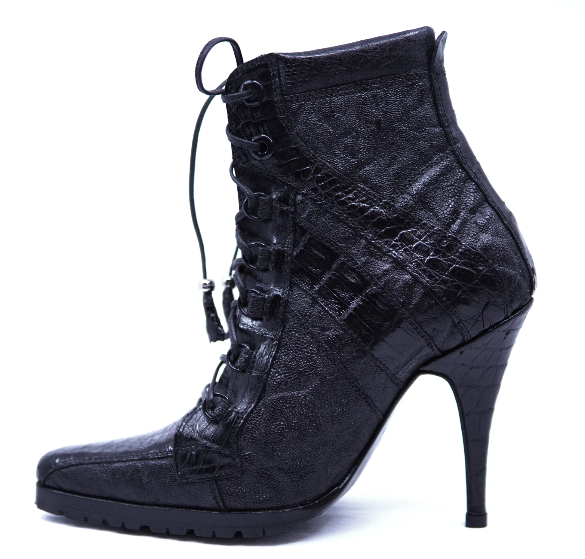 Crocodile and Elephant Textured Heel image 1