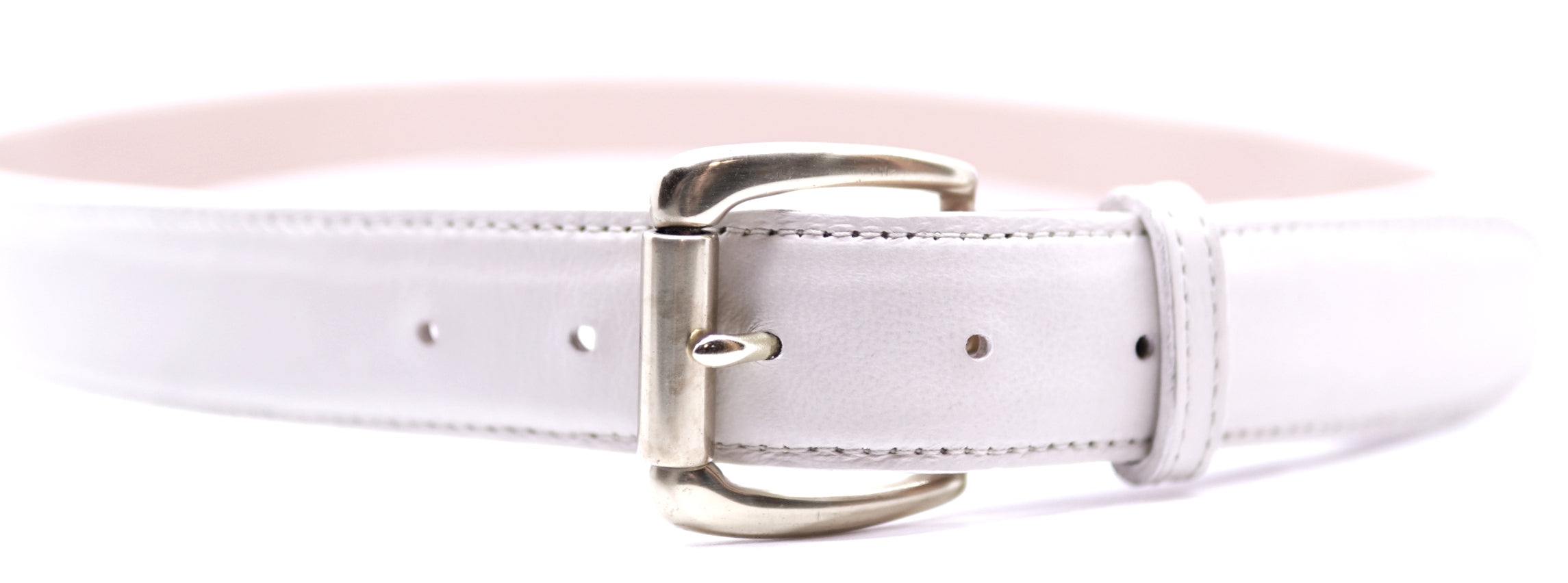 Genuine Leather Beige Belt image 0