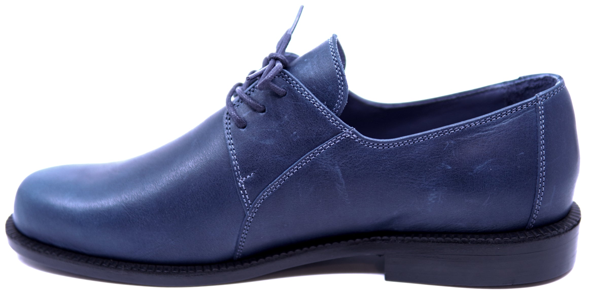 Full Navy-Blue Leather Dress Shoe image 1