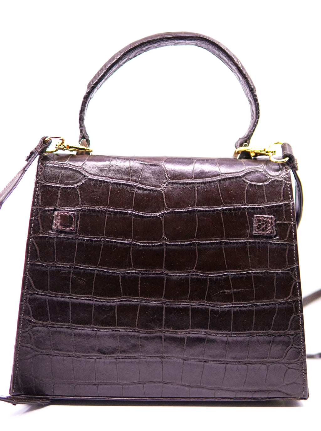 Genuine Brown Alligator Belly Purse image 2
