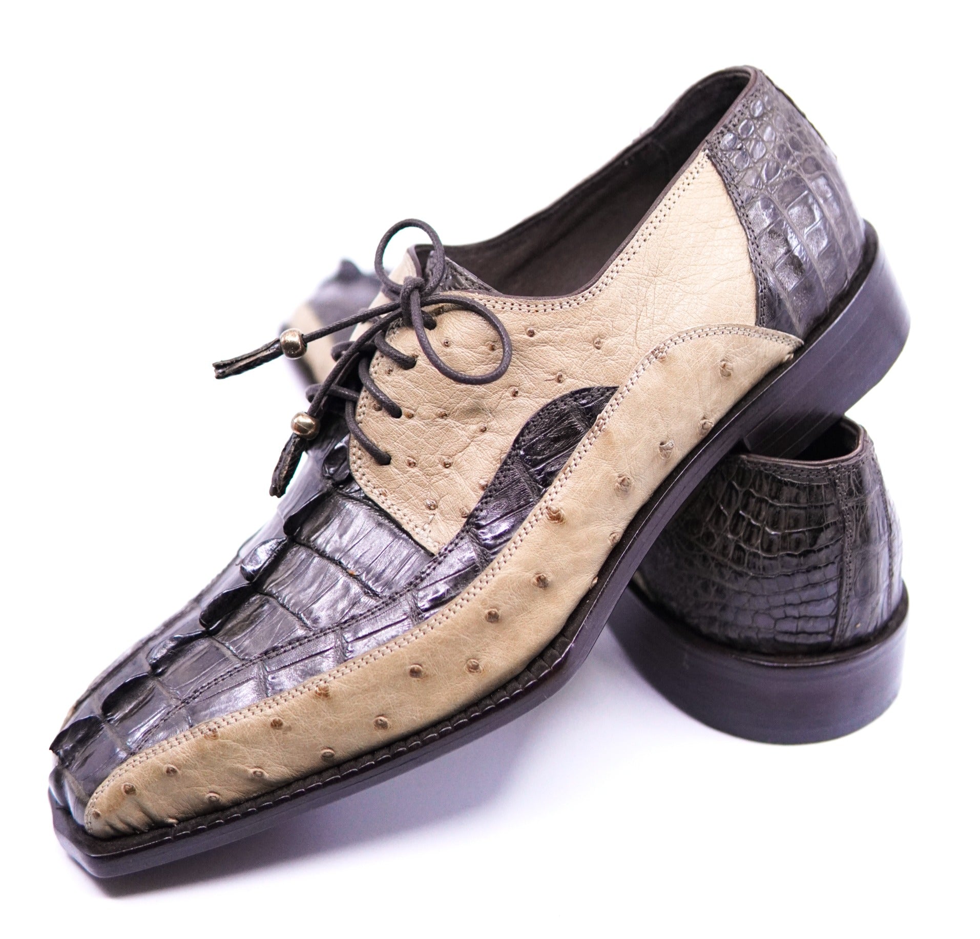 Ostrich and Crocodile Dress Shoes image 3