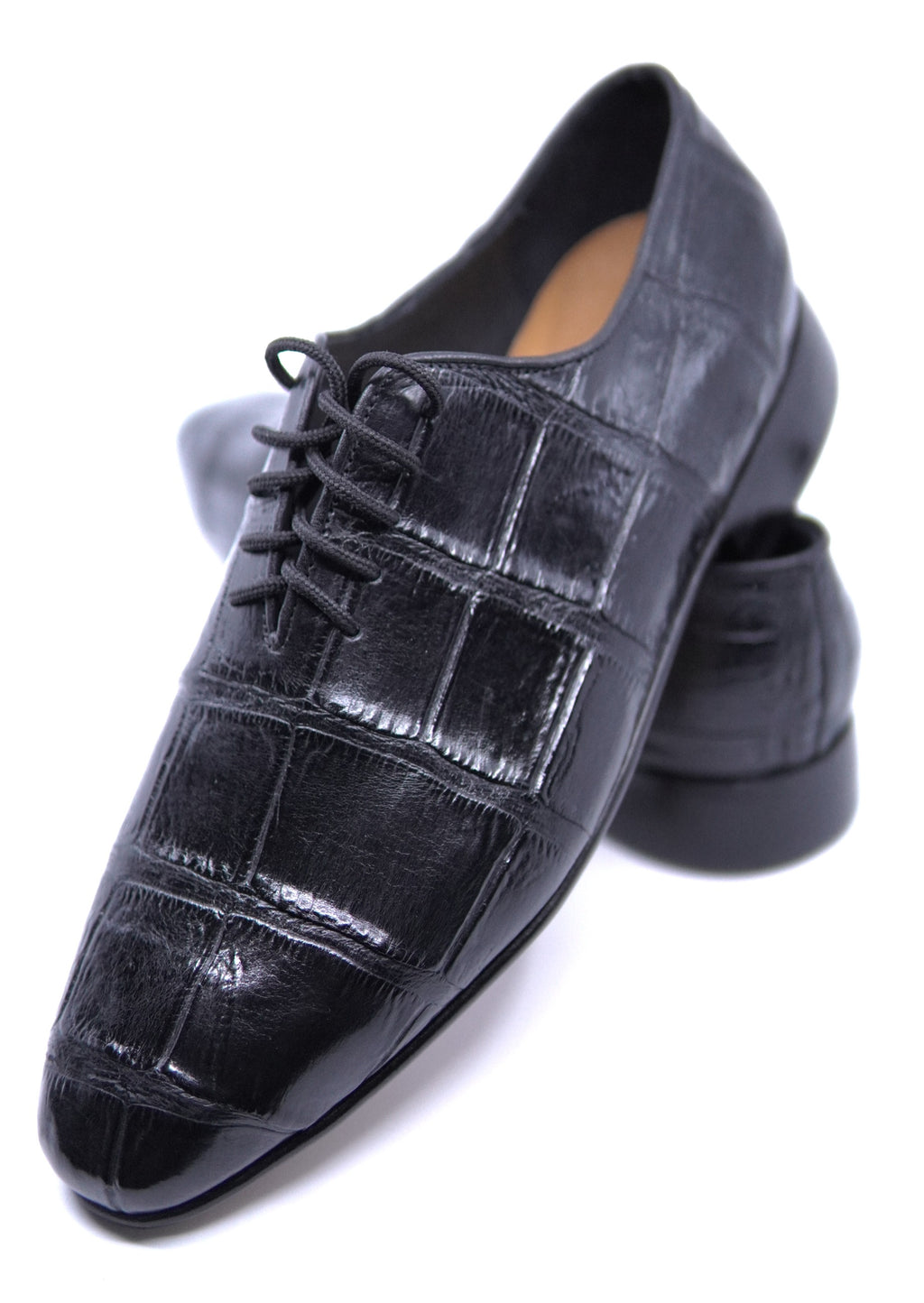 Full Alligator Belly One Piece Dress Shoes US Men's 12 image 3