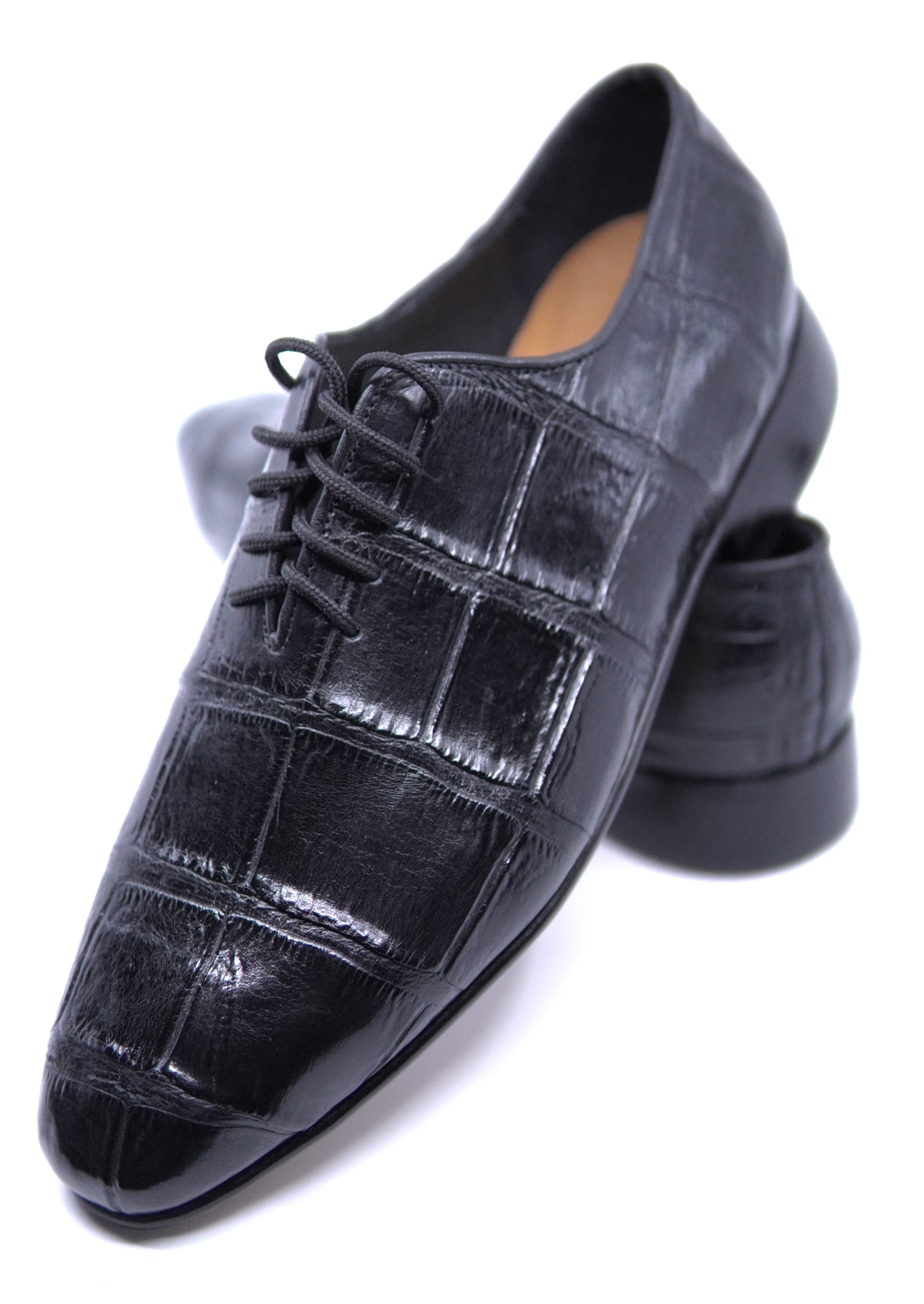 Full Alligator Belly One Piece Dress Shoes US Men's 12 image 3