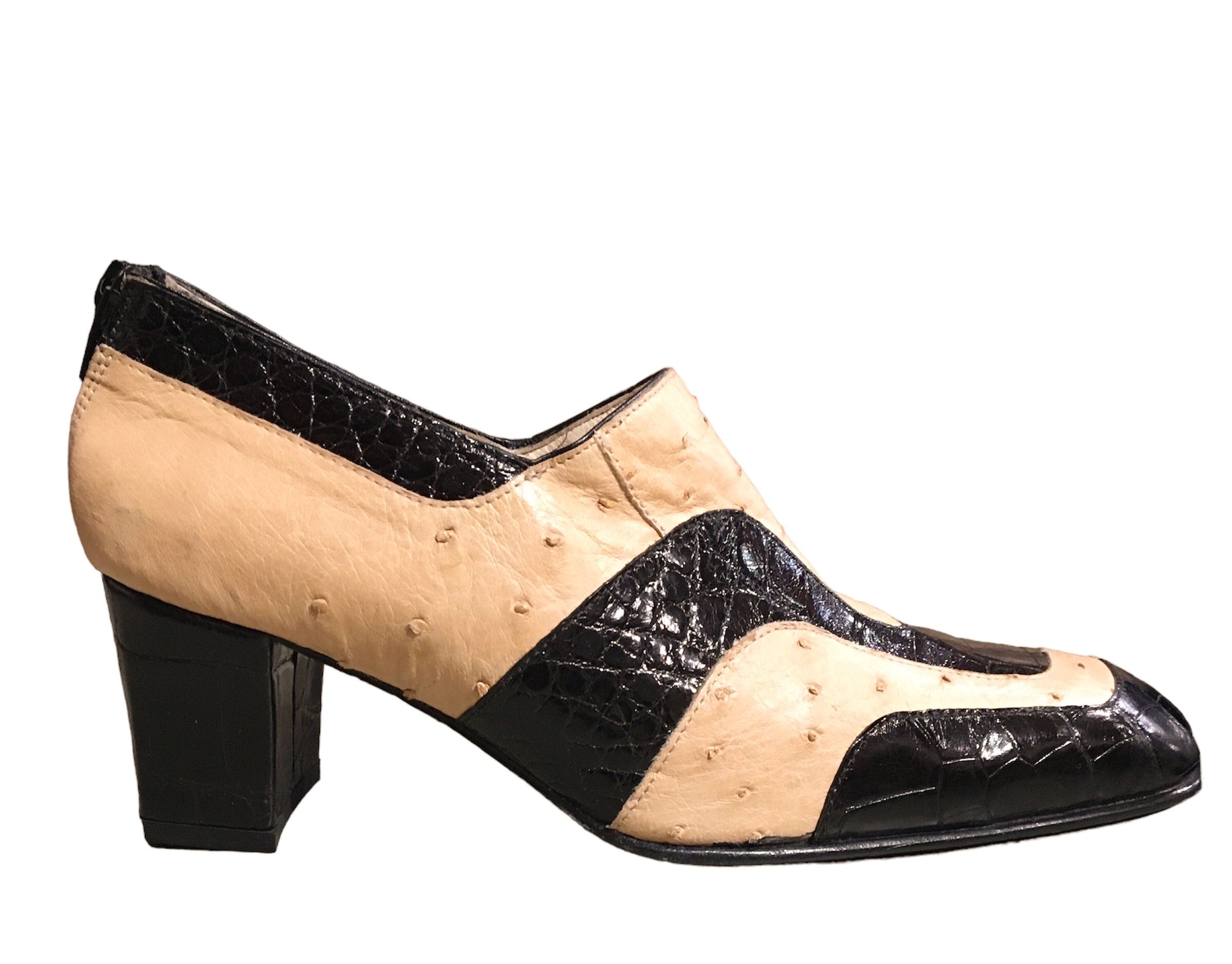 Ostrich and Alligator Heels  image 0