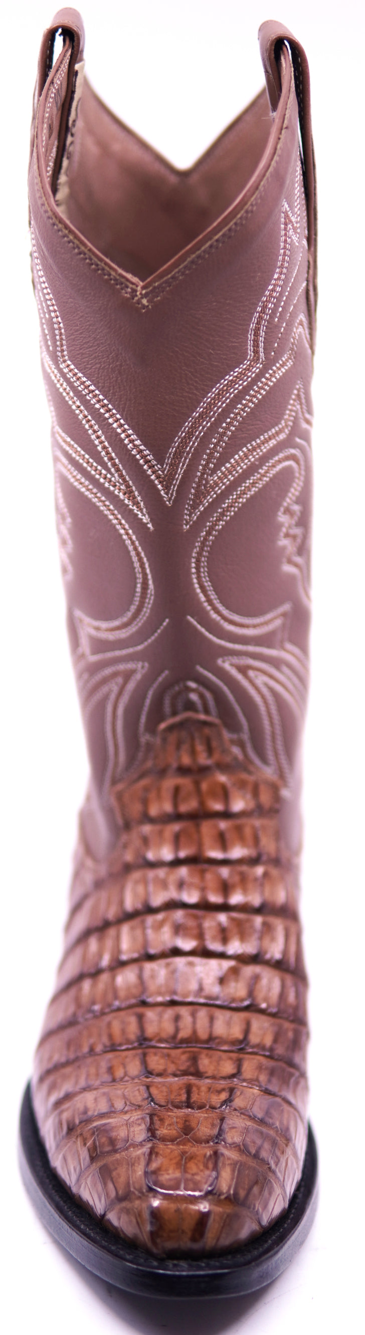Brown Crocodile Tail Cowboy Boots image 3