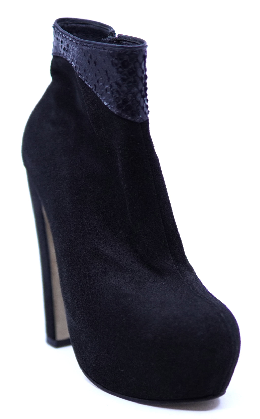 Suede and Snake Heel image 2