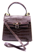 Genuine Brown Alligator Belly Purse image 0