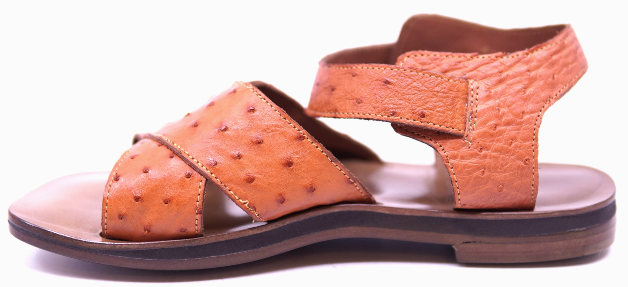 Genuine Unisex Ostrich Sandals image 1